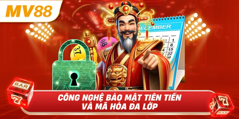 Công nghệ bảo mật tiên tiến và mã hóa đa lớp 